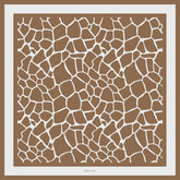 Heidi Steck - Giraffe 100% Silk Scarf 140cm x 140cm